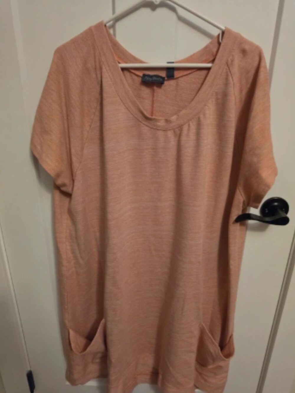 Short Sleeve Dress with Pockets 3X